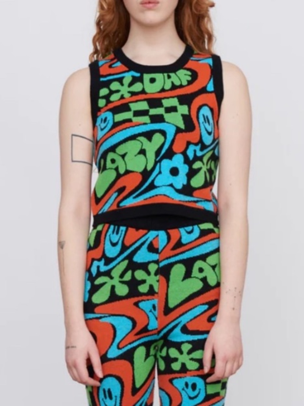 Lazy Oaf Psychedelic Sweater Vest